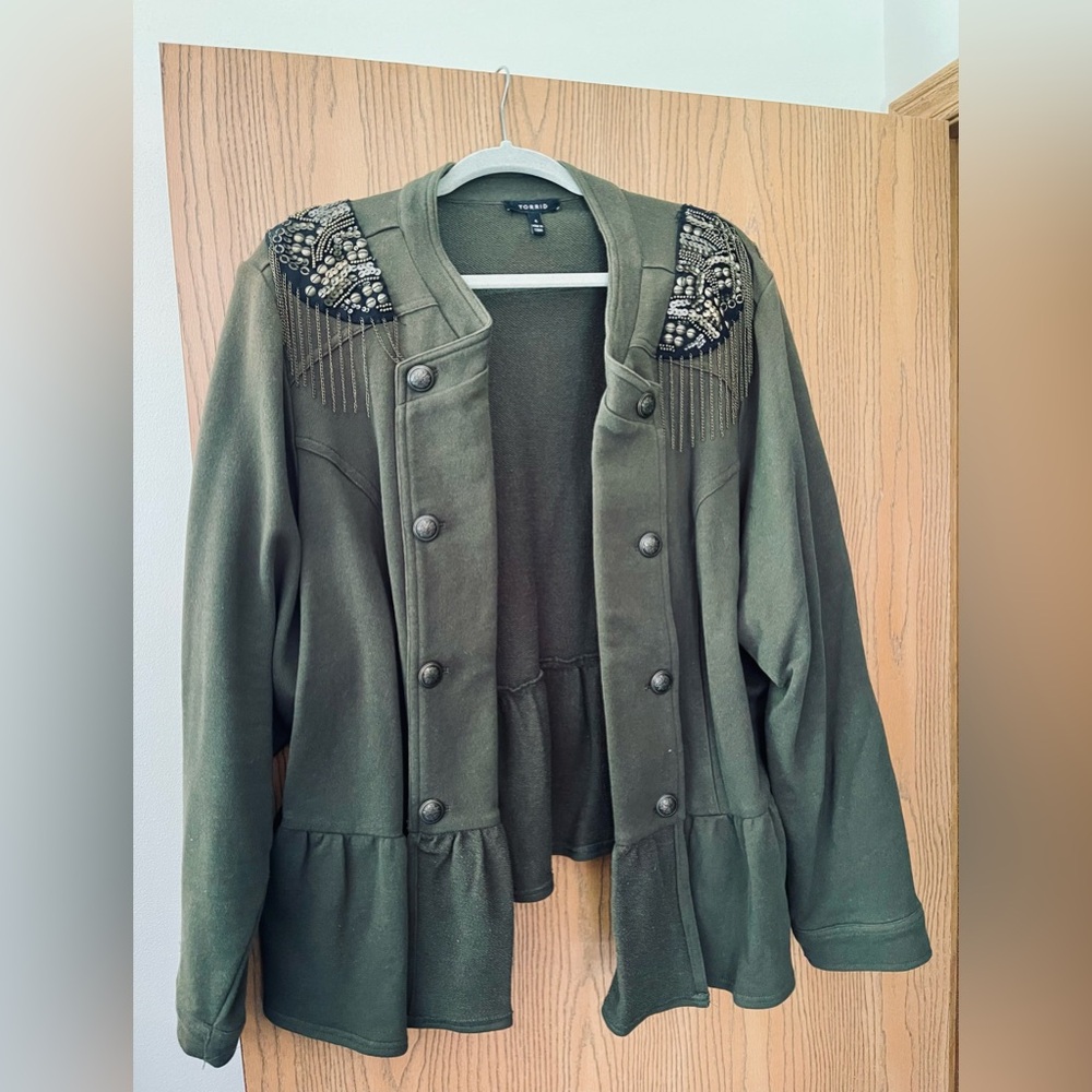 Torrid Button Up Jacket